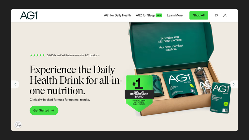 Top 10 Marcas de Suplementos DTC en Shopify Plus (2025)