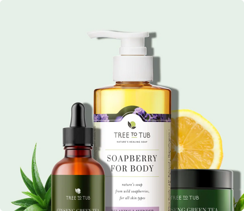 Tres productos para la piel de la marca TreeToTub