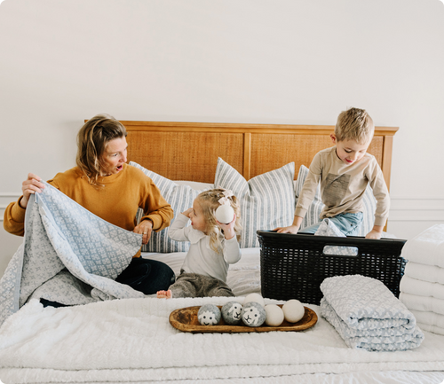Familia utilizando el producto Smart Sheep lifestyle