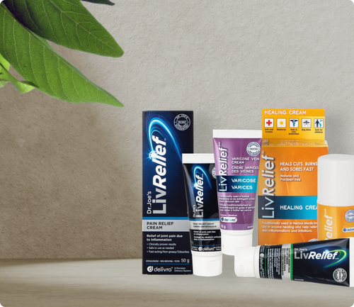 Seis productos de la marva LivRelief